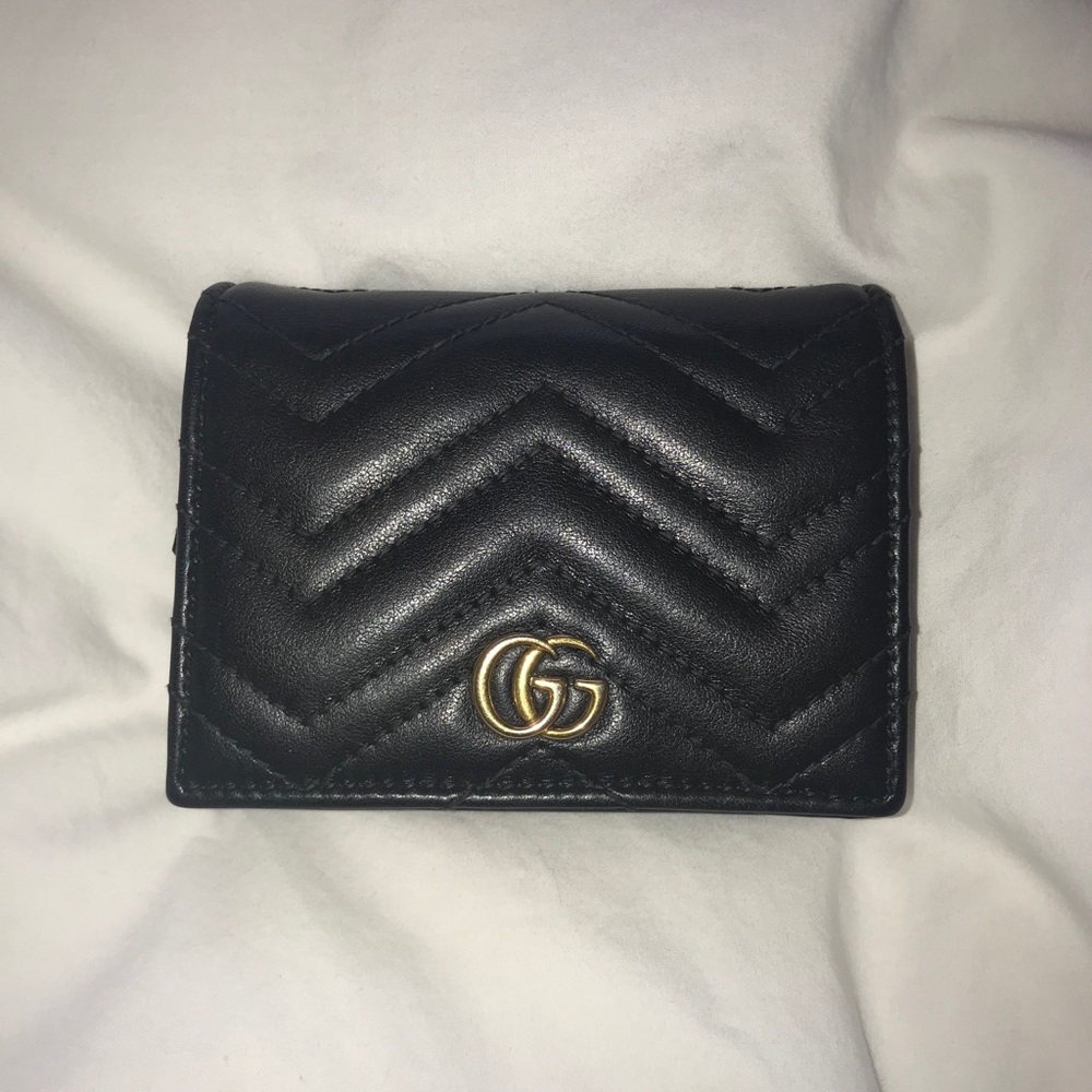 GG Marmont Gucci Card Case Wallet
